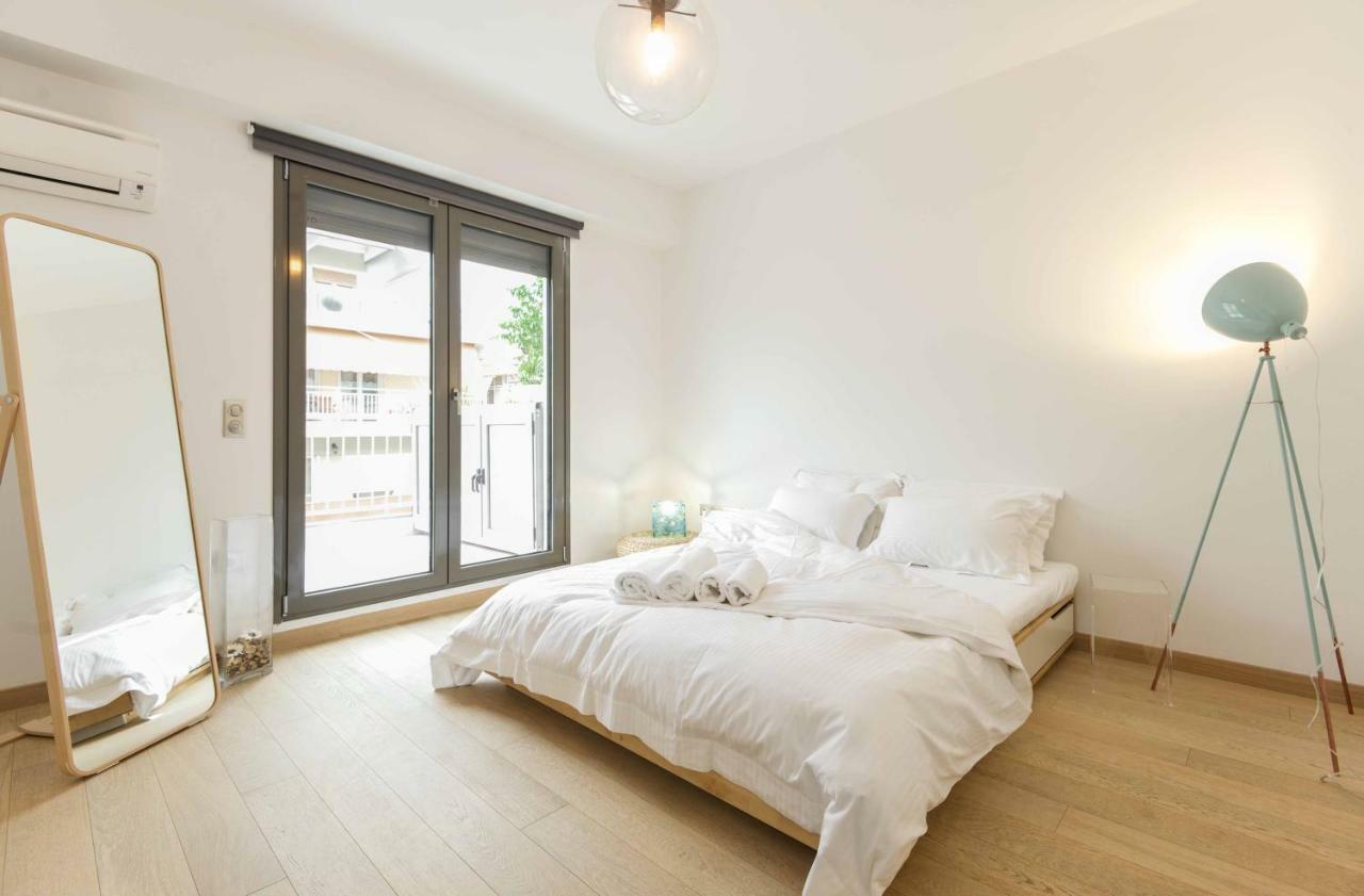 Stylish 3-Bedroom Apartment & Terrace Tessalónica Exterior foto